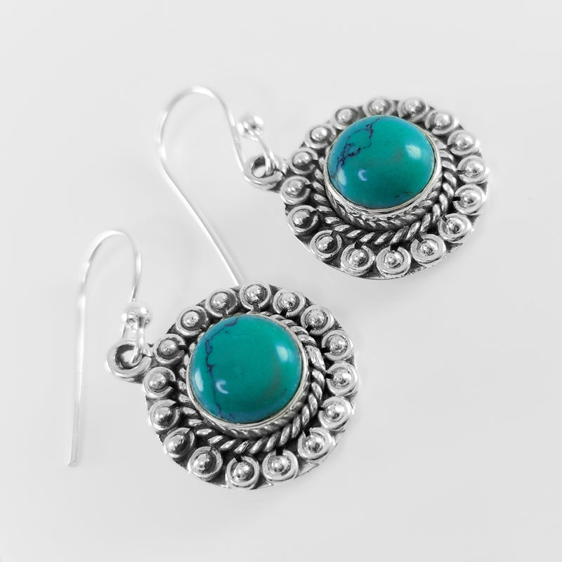 Sterling Silver Turquoise Earrings