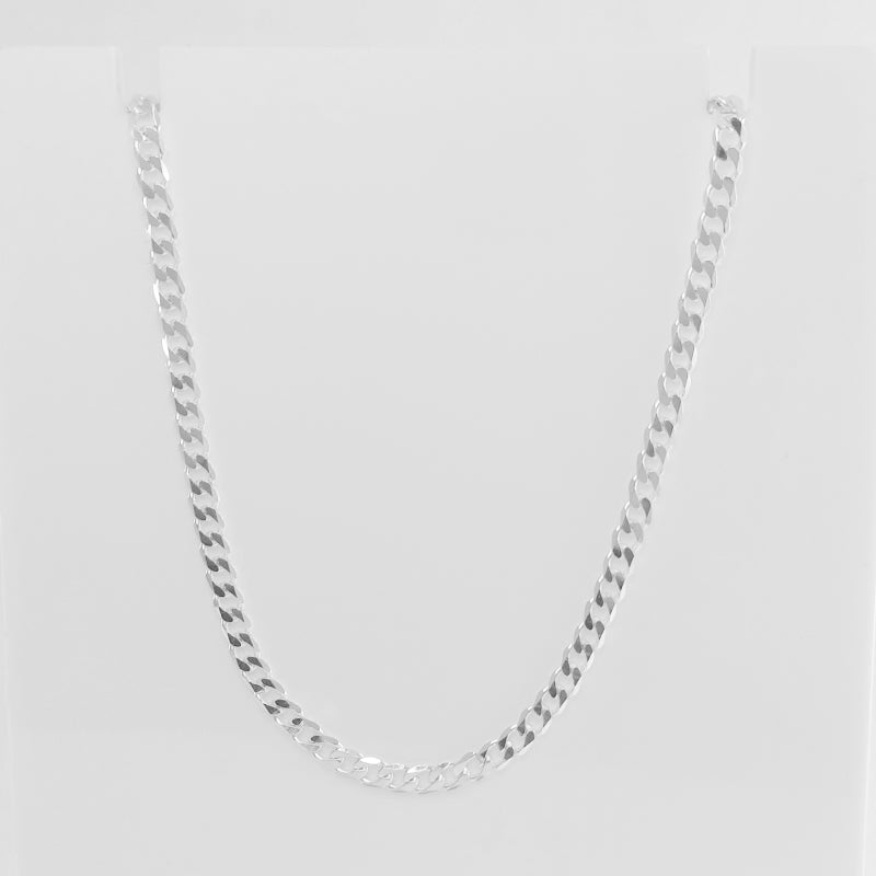 Sterling Silver Flat Curb Chain