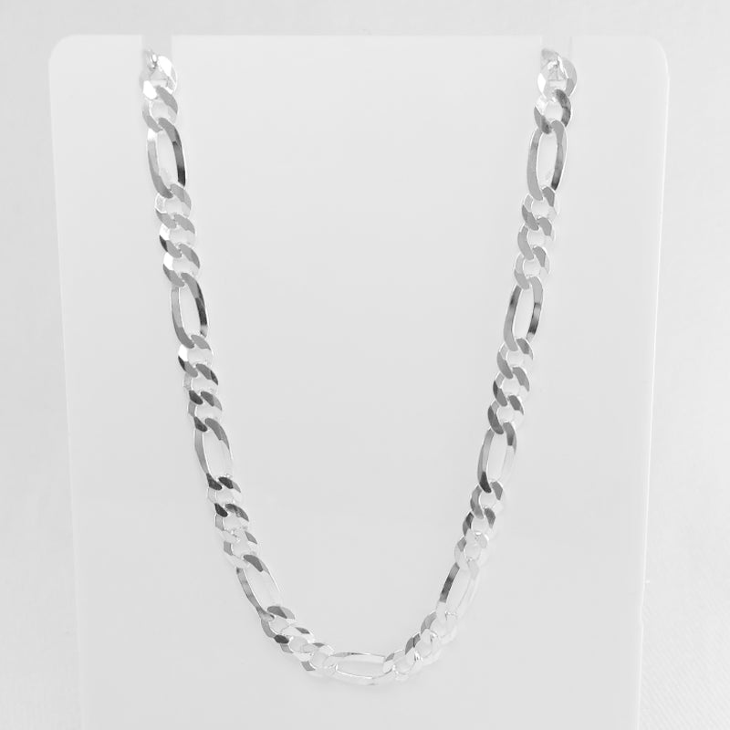Sterling Silver Figaro Chain Necklace