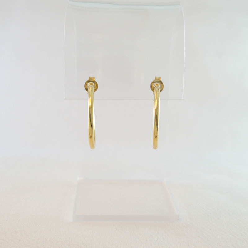 Thin Gold Earrings 