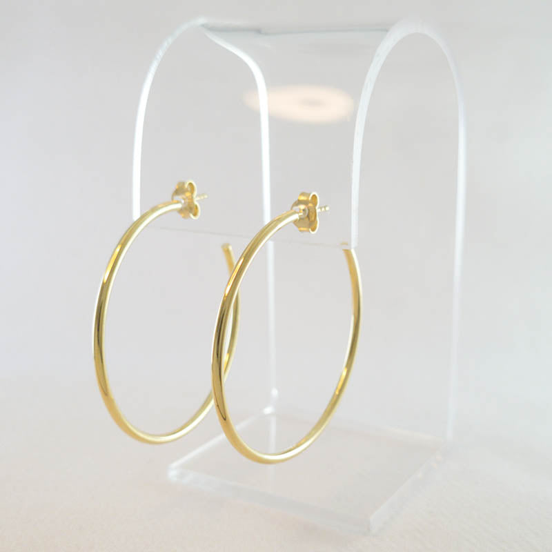 2mm Gold Hoop Earrings