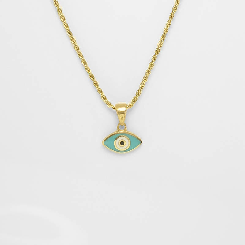 9ct Gold Evil-Eye Pendant