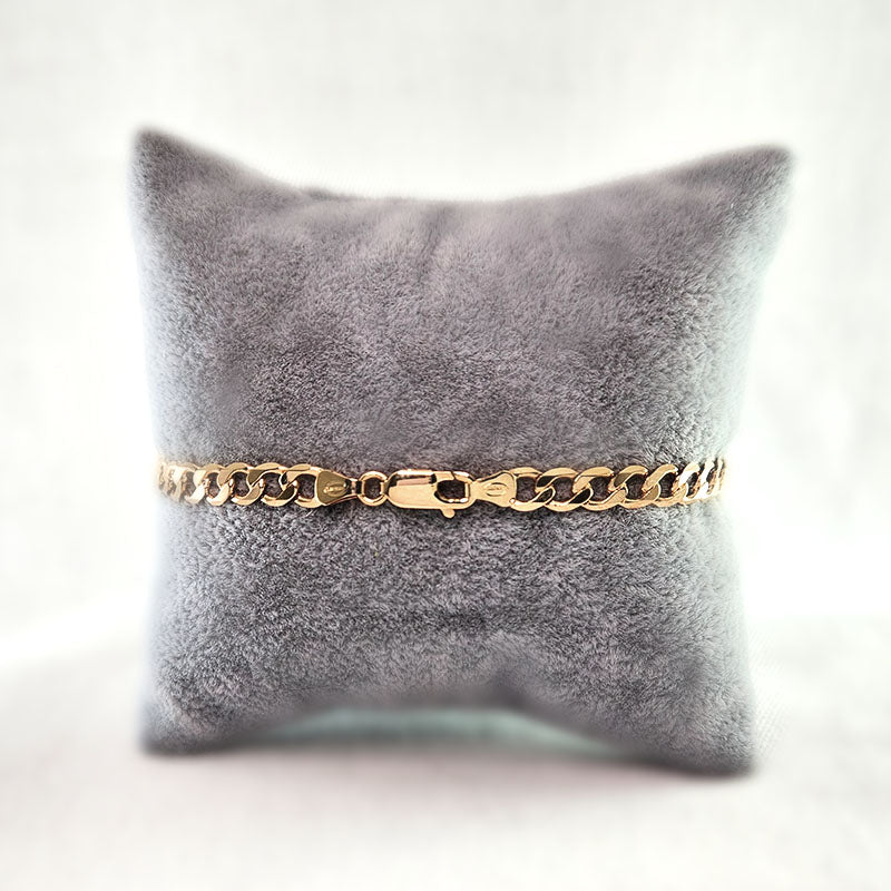 Gold ID Bracelet For Men