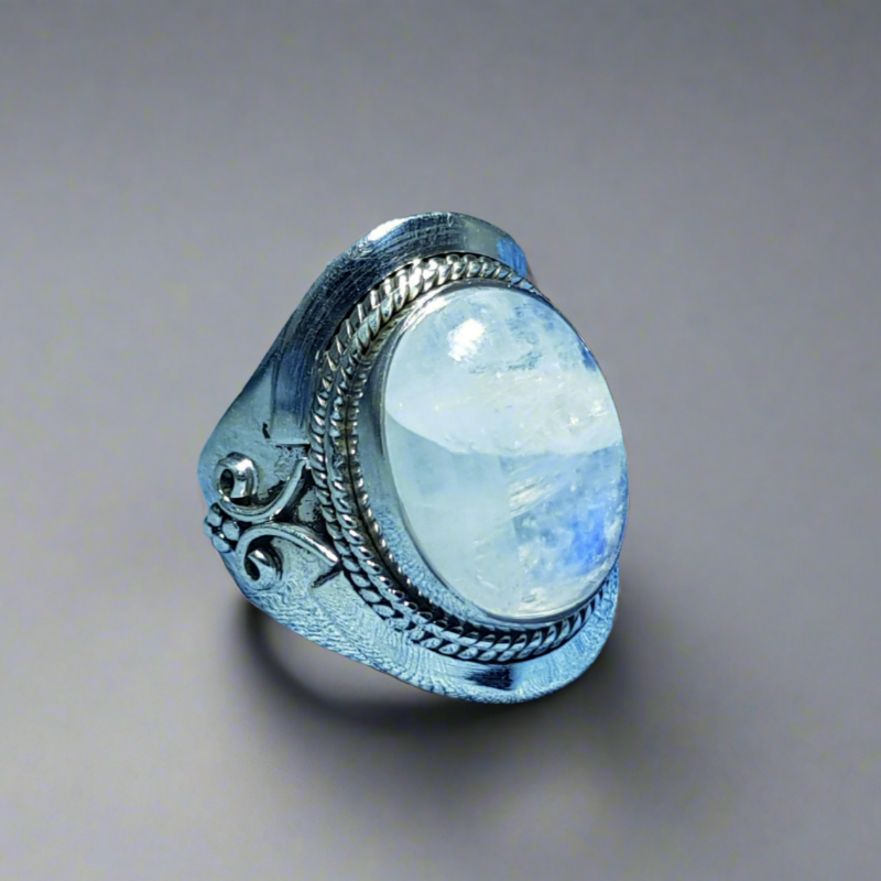 Sterling Silver Moonstone Ring