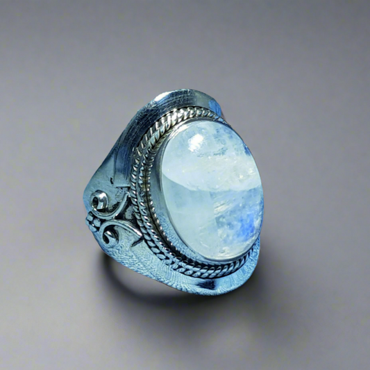 Sterling Silver Moonstone Ring