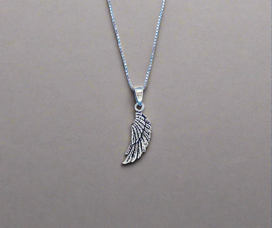 Sterling Silver Angel Wing Charm or Pendant