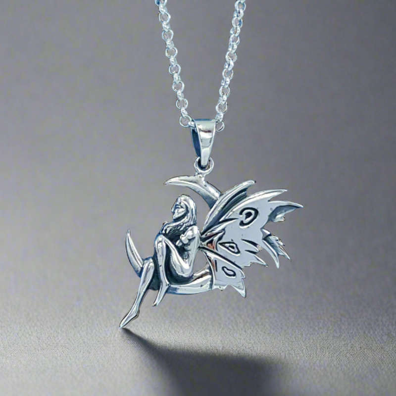 Sterling Silver Fairy Pendant