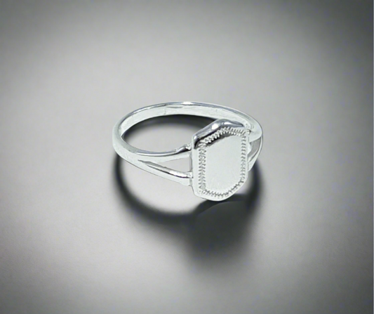 Signet Ring - Sterling Silver