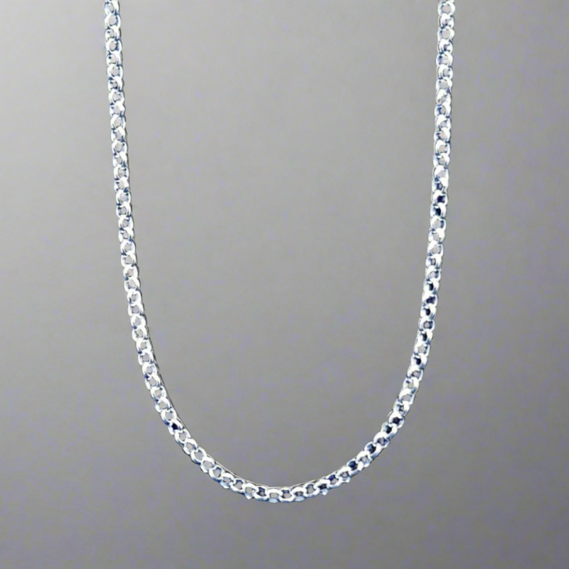 Sterling Silver Chain. Rolo or Balcher Style