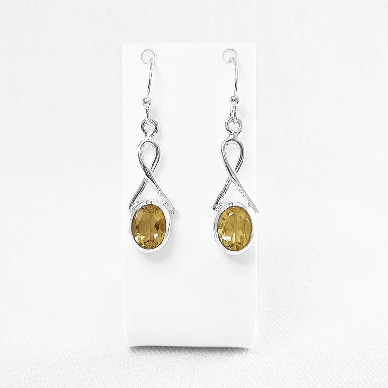 Sterling Silver Citrine Earrings