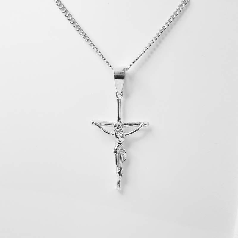 Sterling Silver Crucifix Pendant