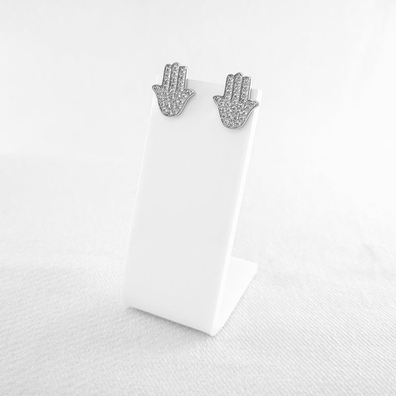 Hamsa Hand Stud Earrings