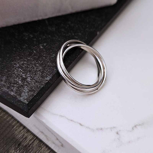 Sterling Silver Russian Wedding Band