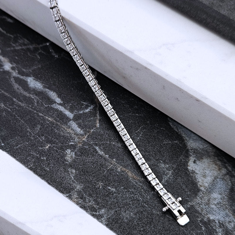 Clear Cubic Zirconia Tennis Bracelet