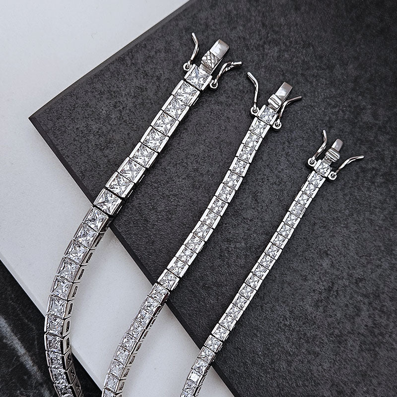 Clear Cubic Zirconia Tennis Bracelet