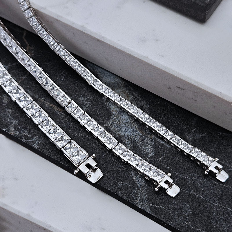 Clear Cubic Zirconia Tennis Bracelet