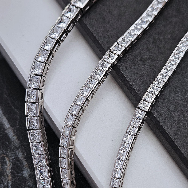 Clear Cubic Zirconia Tennis Bracelet