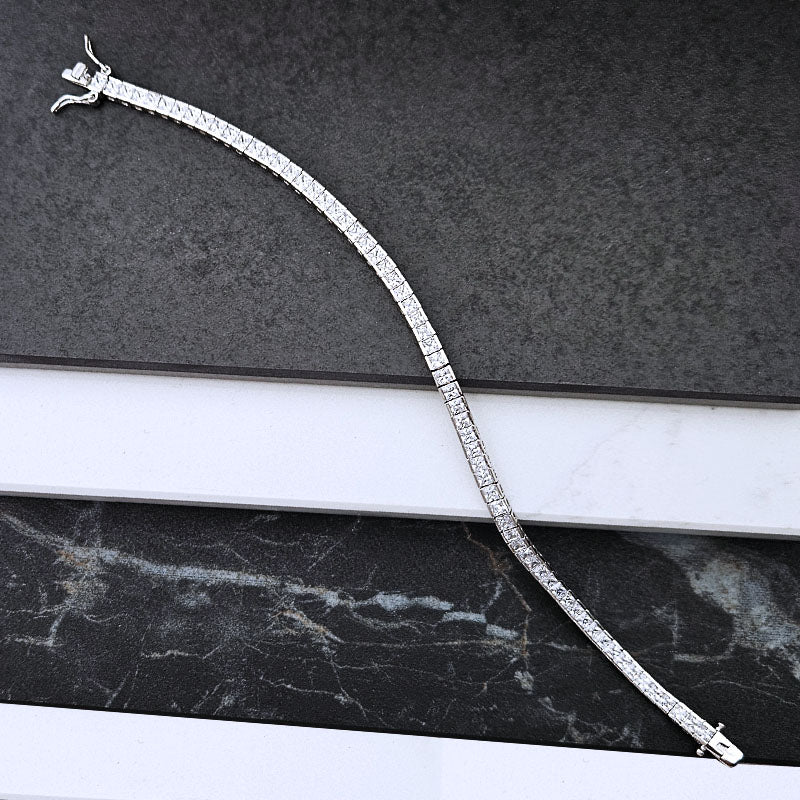 Clear Cubic Zirconia Tennis Bracelet