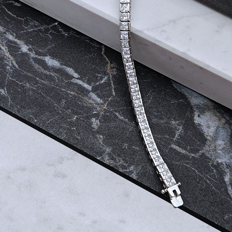 Clear Cubic Zirconia Tennis Bracelet