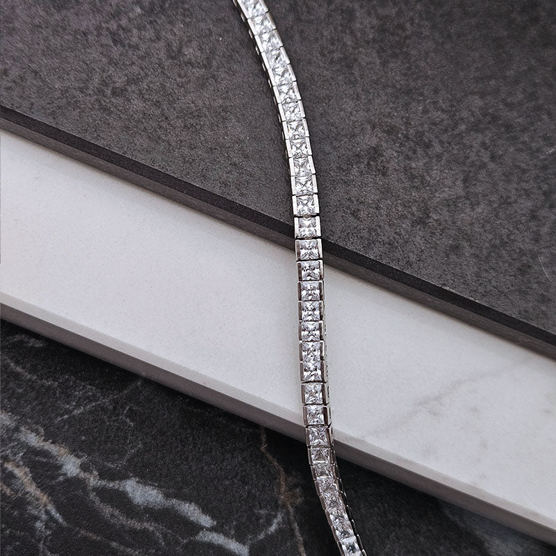 Clear Cubic Zirconia Tennis Bracelet