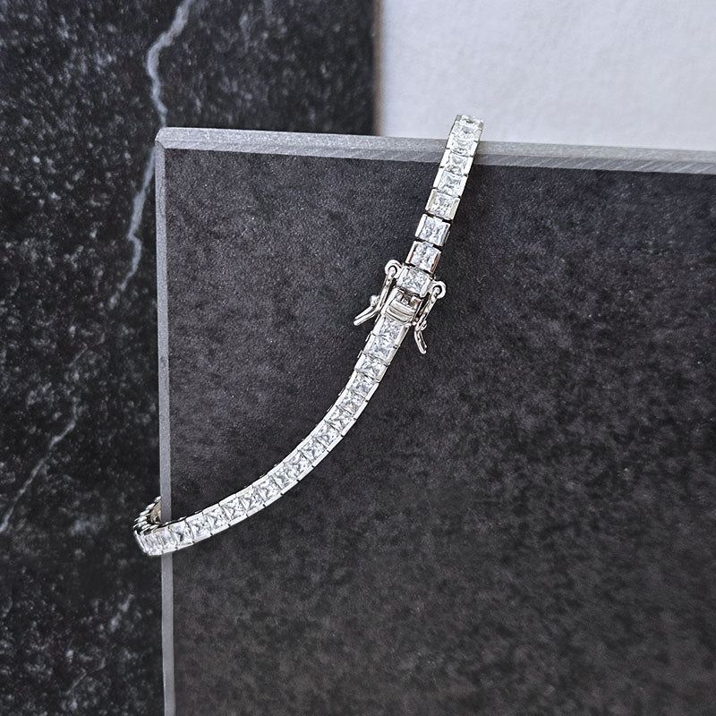 Clear Cubic Zirconia Tennis Bracelet