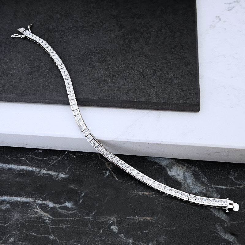 Clear Cubic Zirconia Tennis Bracelet