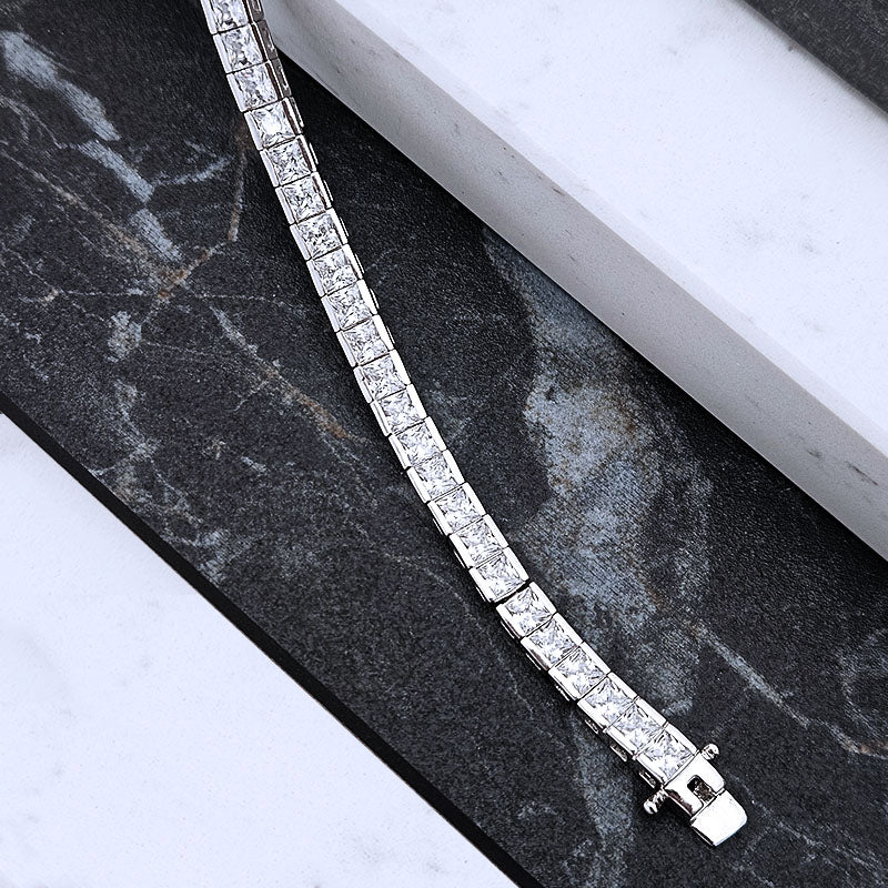 Clear Cubic Zirconia Tennis Bracelet