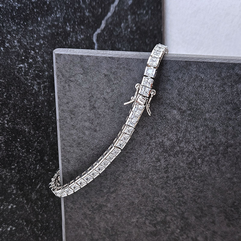Clear Cubic Zirconia Tennis Bracelet