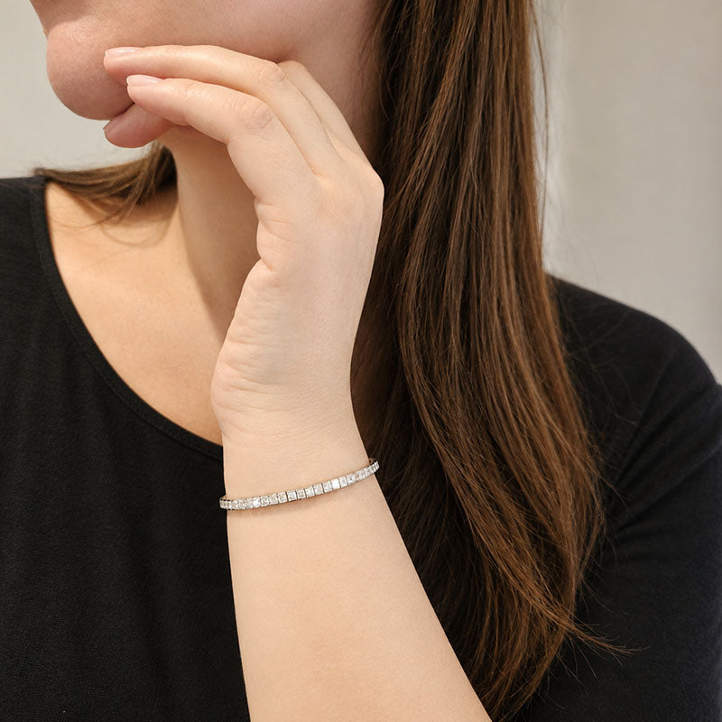 Clear Cubic Zirconia Tennis Bracelet