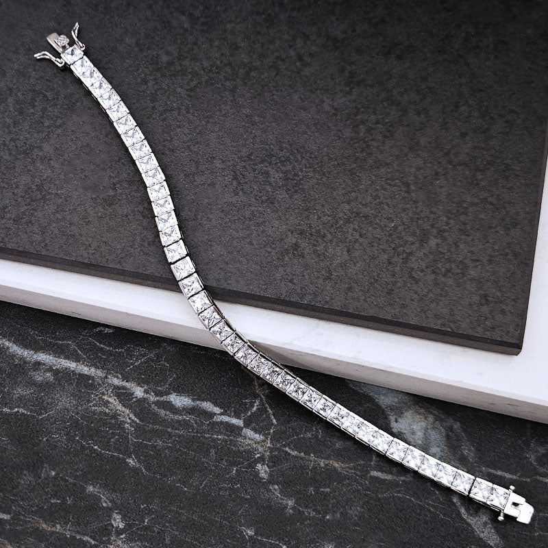 Clear Cubic Zirconia Tennis Bracelet