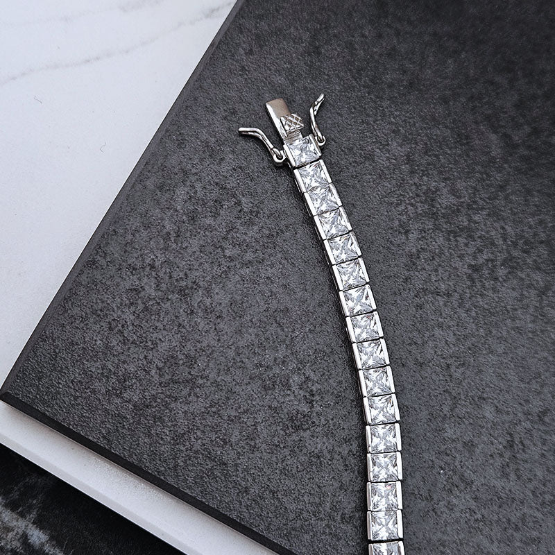 Clear Cubic Zirconia Tennis Bracelet