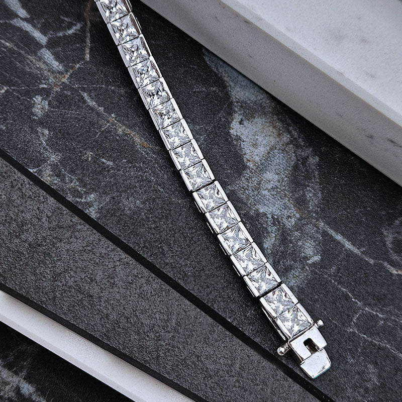 Clear Cubic Zirconia Tennis Bracelet