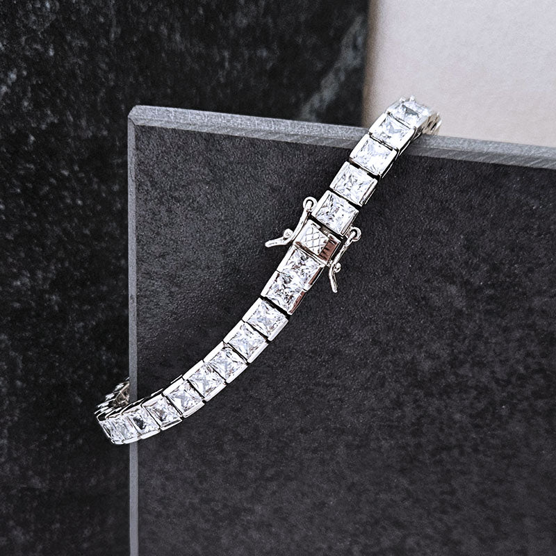 Clear Cubic Zirconia Tennis Bracelet