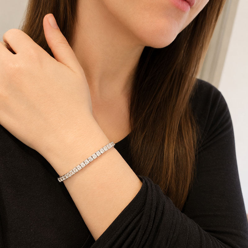 Clear Cubic Zirconia Tennis Bracelet