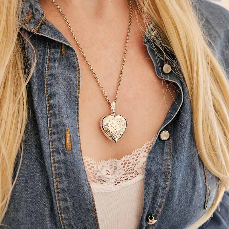 XL Fancy Heart Locket