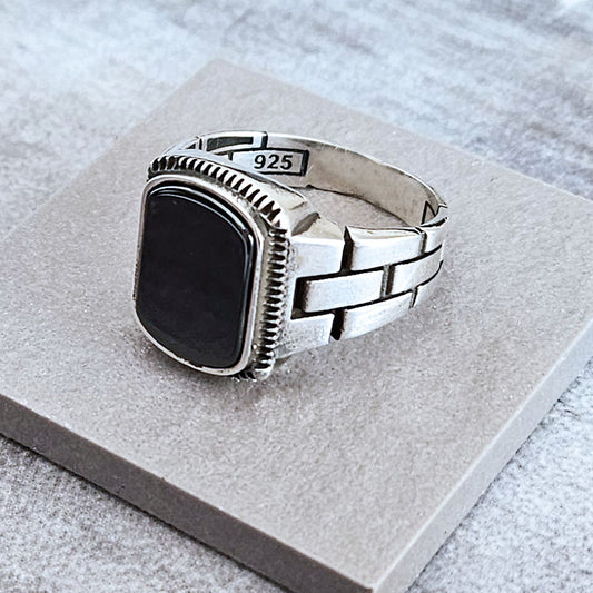 Onyx Stone Ring For men