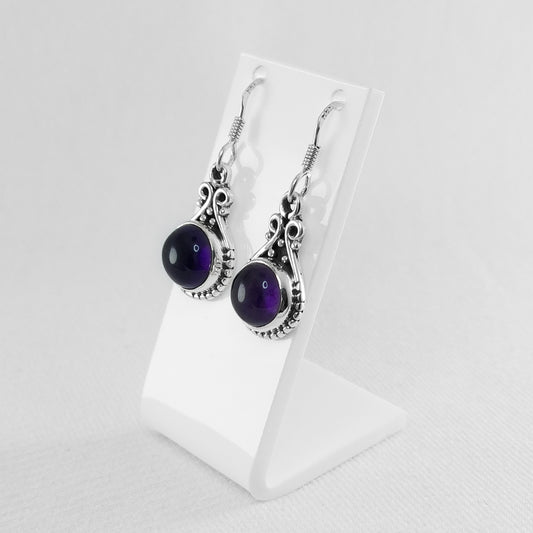 Sterling Silver Amethyst Earrings