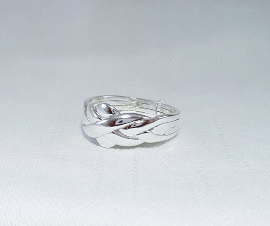 Sterling Silver Puzzle Ring