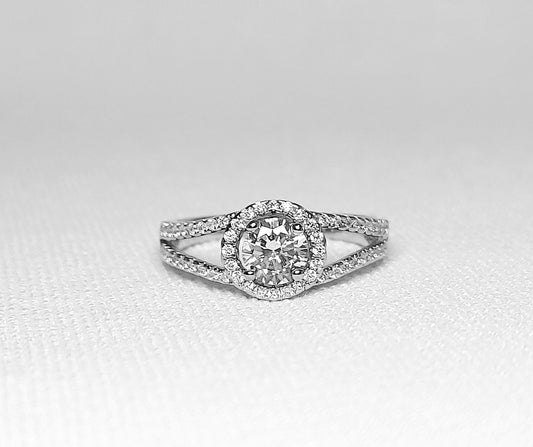 Sterling Silver Cubic Zirconia Ring