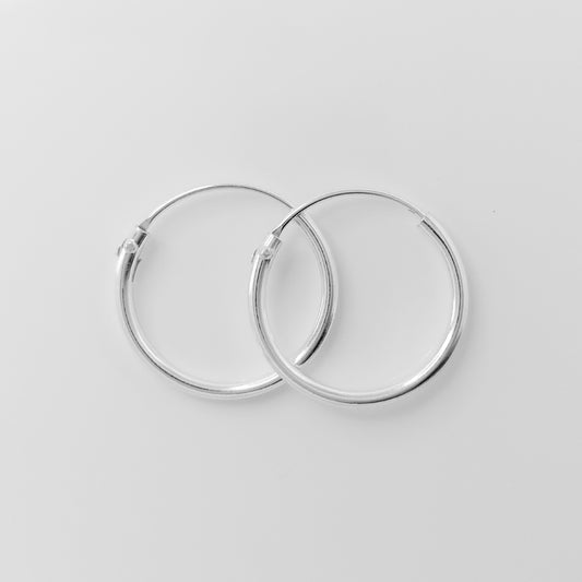 Sterling Silver Sleeper Earrings - 1,2mm Thickness