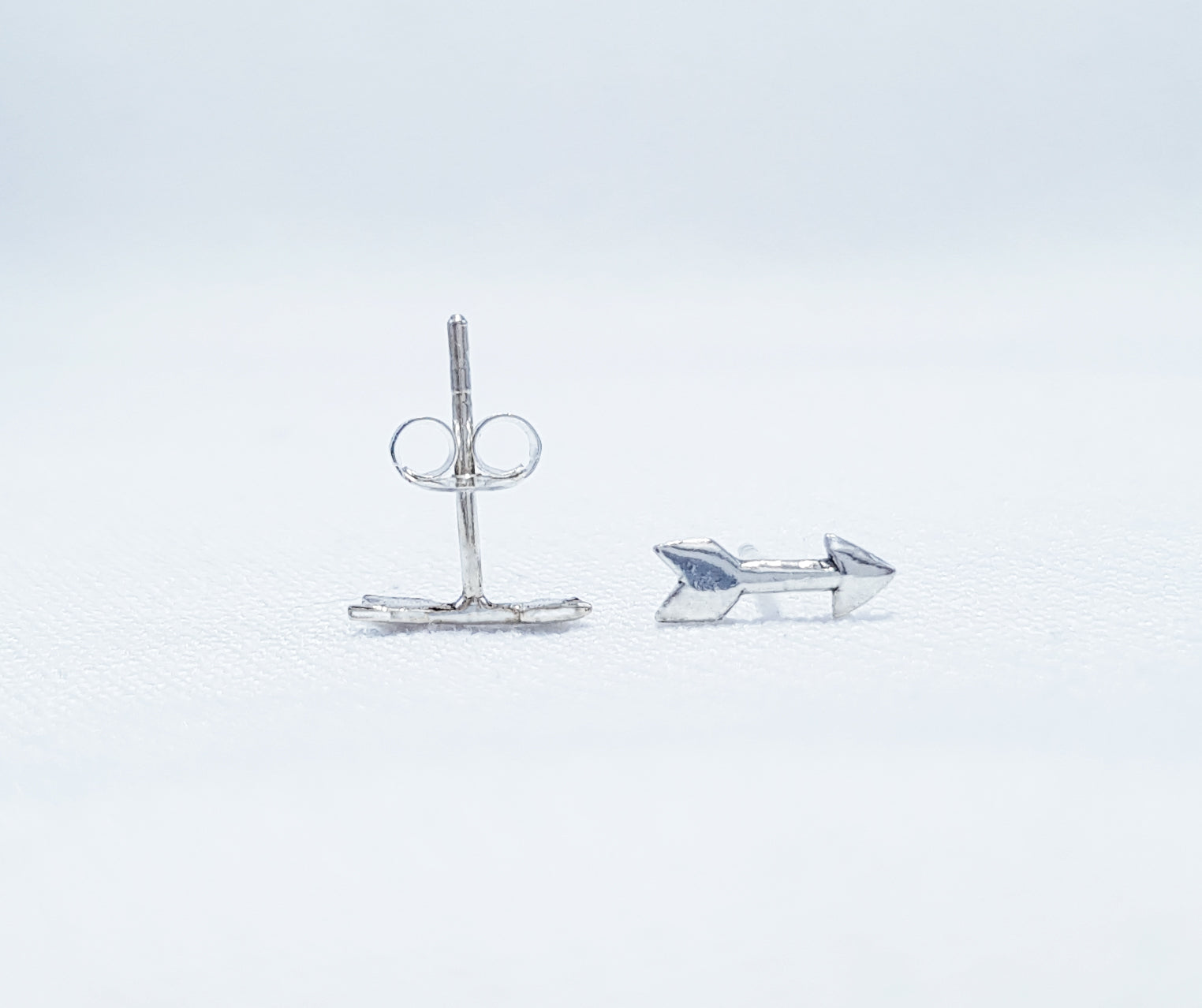 Sterling Silver arrow studs earrings