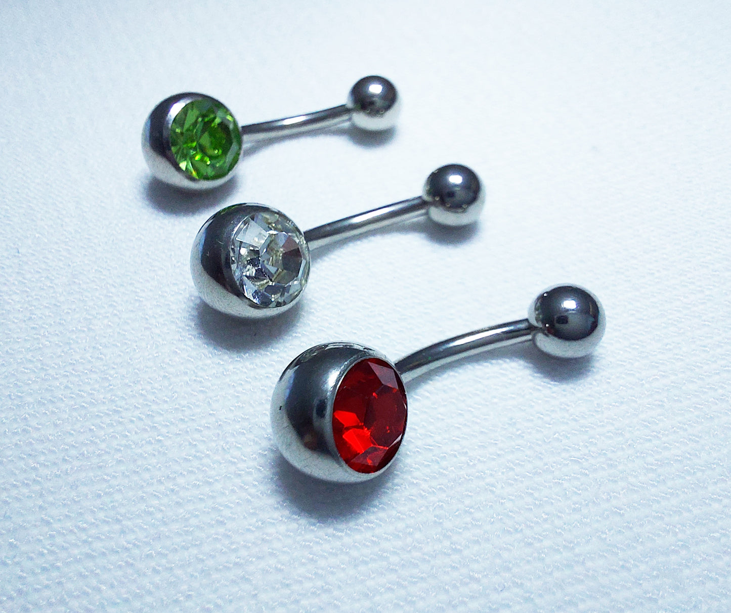 Surgical Steel Belly Ring. Variety of Colours