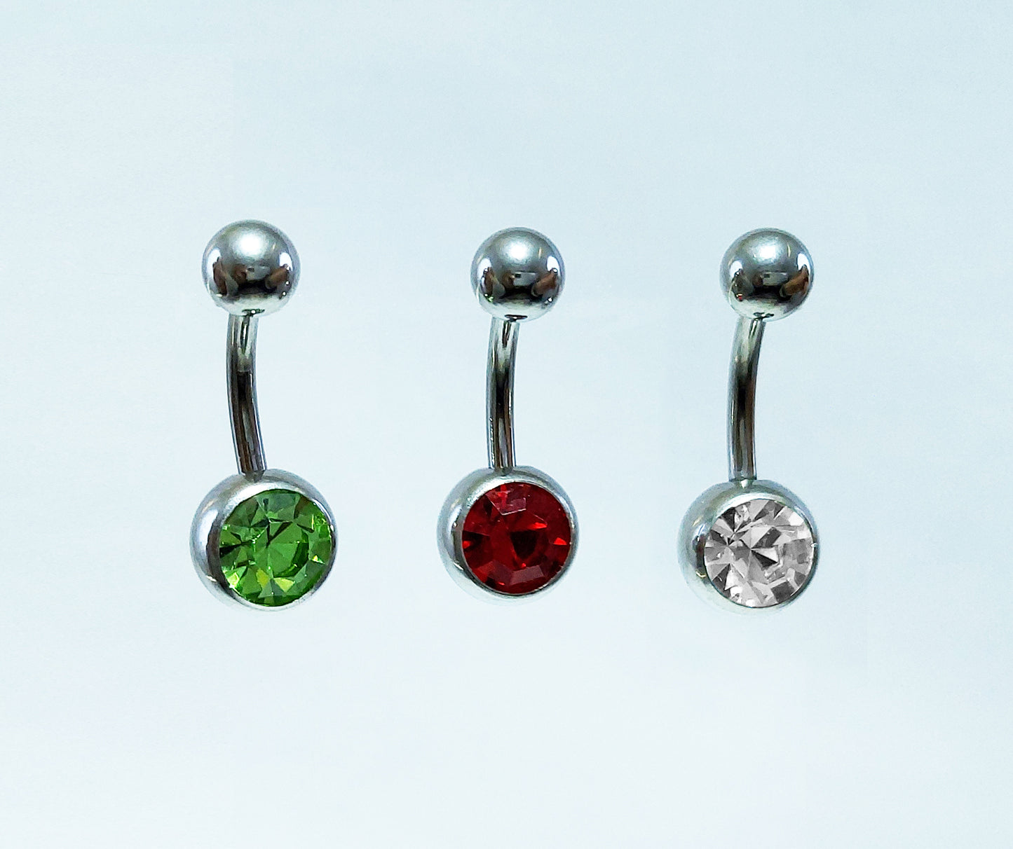 Surgical Steel Belly Ring. Variety of Colours