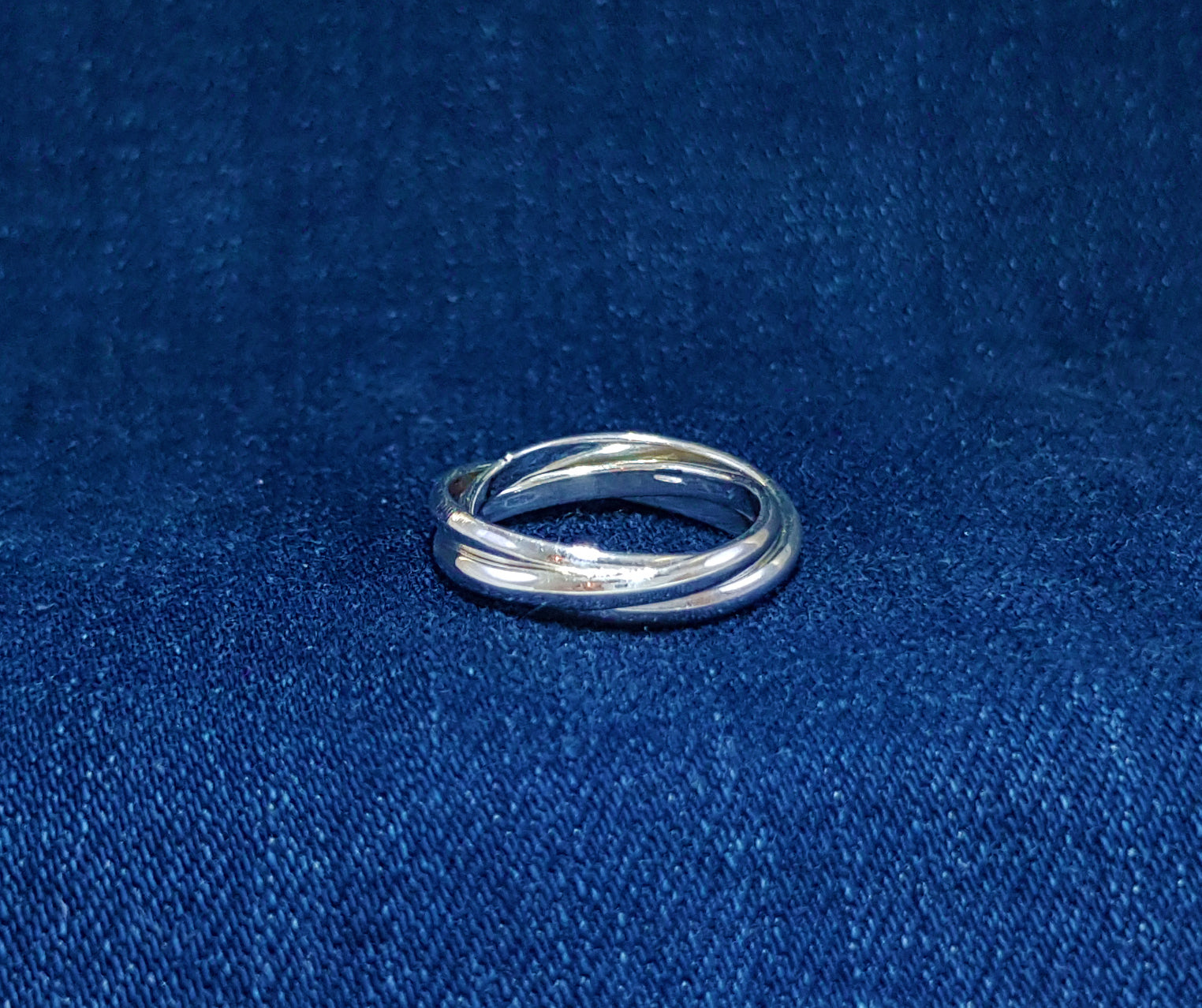 Sterling Silver Ring - Plain Band Russian Wedding Band