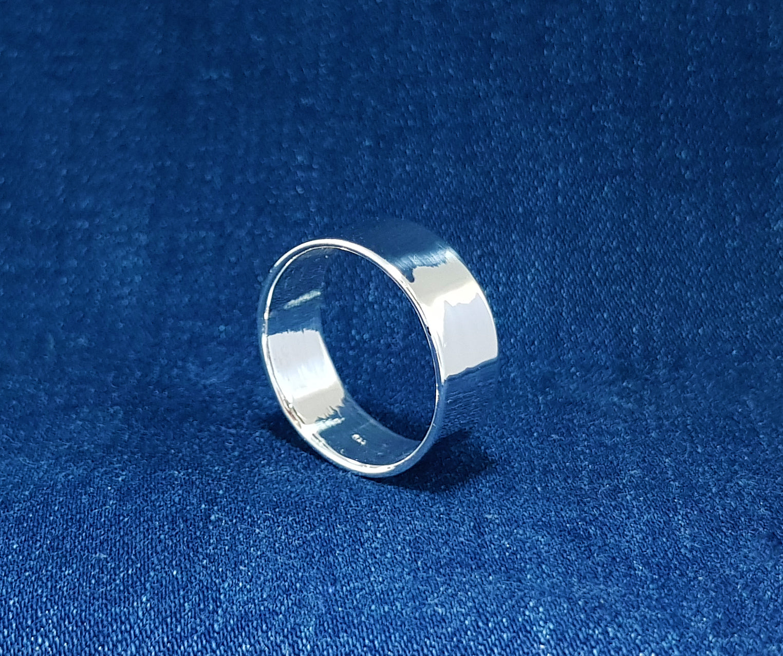 Sterling Silver Plain Ring/Band.