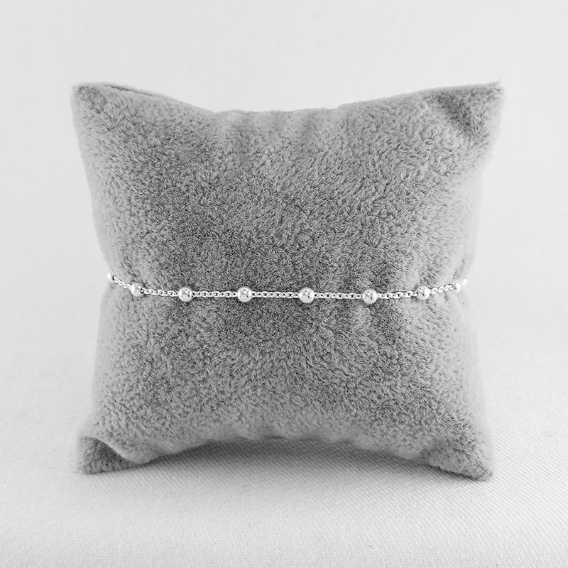 Sterling Silver Rosary Bracelet