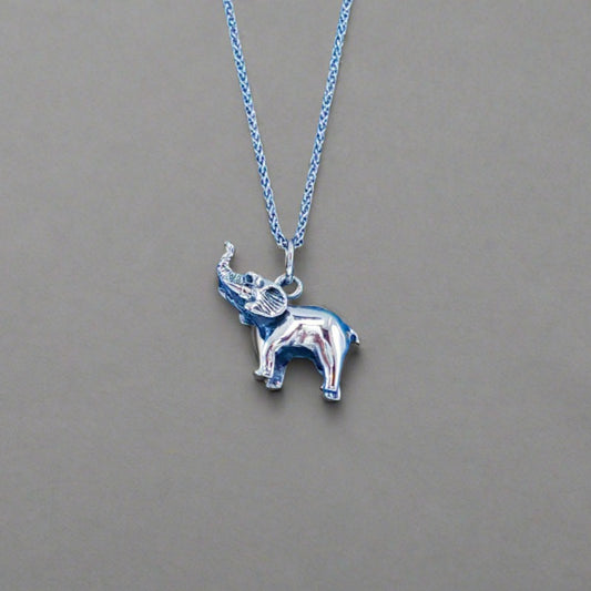 Sterling Silver Elephant Charm Pendant