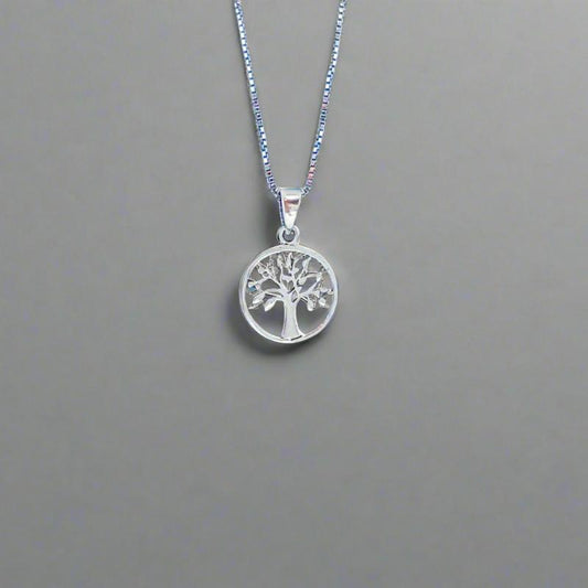 Sterling Silver Tree of Life Pendant Charm 