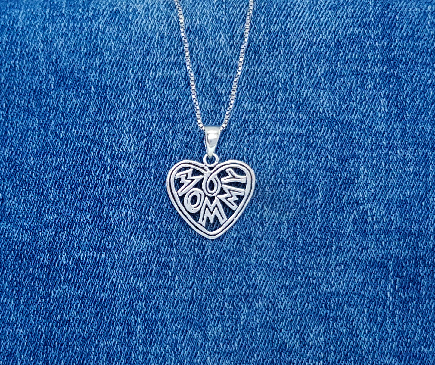 Sterling Silver Heart Pendant / Charm