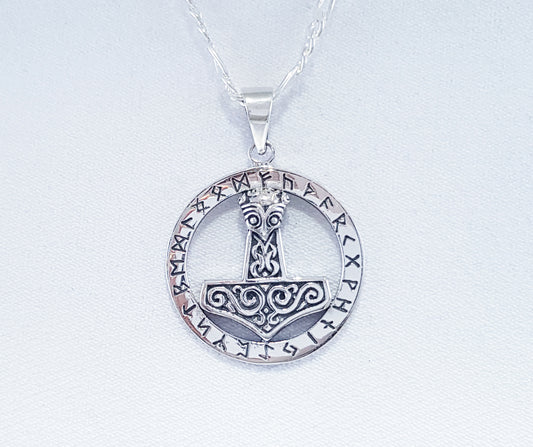 The Hammer Pendant - Hammer pendant crafted from Sterling Silver